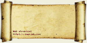 Una Harači vizit kartica